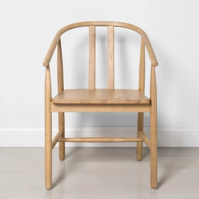 Sculpted Wood Dining Chair - Hearth & Hand™ With Magnolia - Image 2