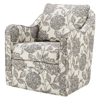 Mitchell Wide Seat Swivel Armchair - Madison Park - Image 8