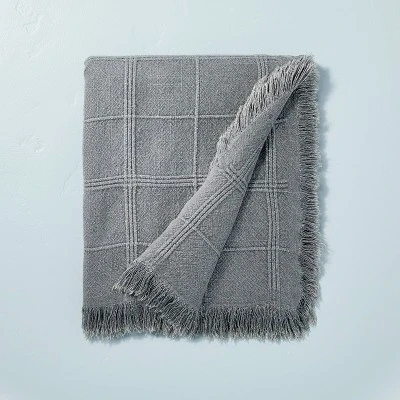 Textured Grid Lines Dobby Throw Blanket - Hearth & Hand™ With Magnolia - Image 4