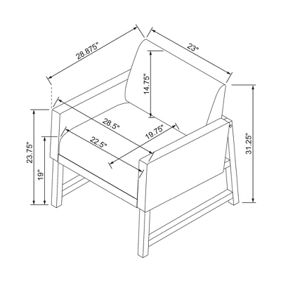 Boucle Upholstered Accent Arm Chair - Cream - Hearth & Hand™ With Magnolia - Image 8