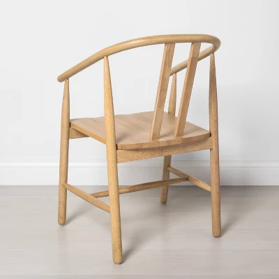 Sculpted Wood Dining Chair - Hearth & Hand™ With Magnolia - Image 3