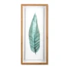(Set Of 3) 28"x12" Framed Leaves Decorative Wall Art White - Threshold™