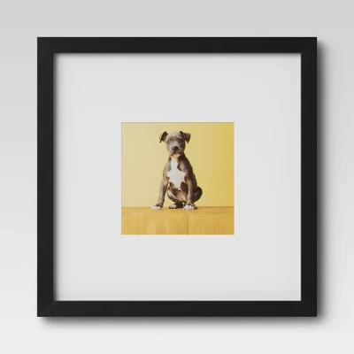 Set Of 9 Gallery Frame Set 10" X 10" Matted To 5" X 5" Black - Room Essentials™ - Image 6