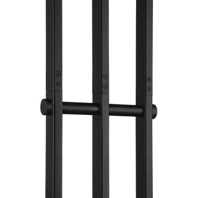 Possini Euro Design Acadia Modern Floor Lamp 71" Tall Black Warm Gold Metal 3 Light Frosted White Glass Globe Shade For Living Room Bedroom Office - Image 3