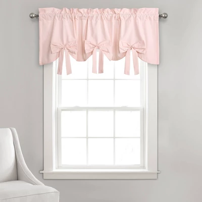 18"x52" Melody Bow Valance Blush - Lush Décor - Image 3