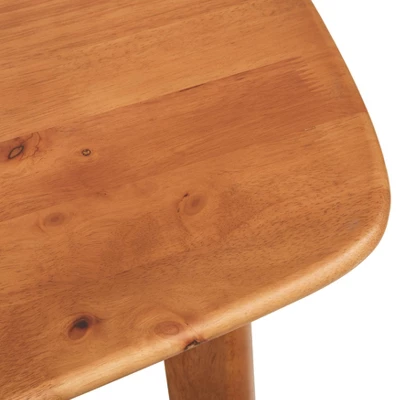 4pc Nettie Mid-Century Modern Dining Set With Bench Walnut/Teal - Buylateral - Image 5