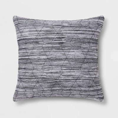 5pc Woven Diamond Stripe Comforter Set Cream/Black - Threshold™ - Image 5