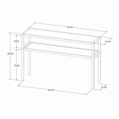 Warwick Narrow Console Table - Threshold™ - Image 6
