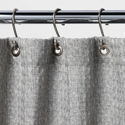 Waffle Weave Shower Curtain - Threshold™ - Image 2