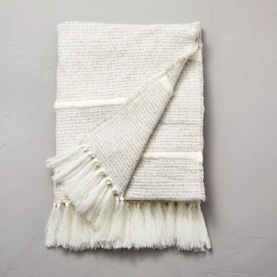 Heathered Stripe Woven Throw Blanket - Hearth & Hand™ With Magnolia - Image 4