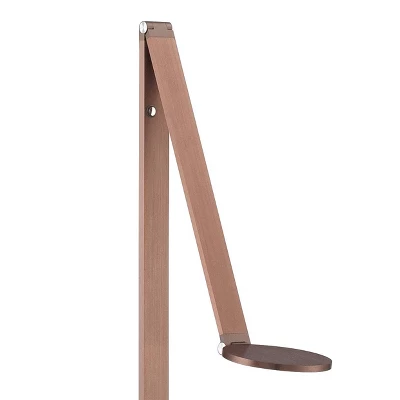 Possini Euro Design Magnum Modern Task Floor Lamp 61" Tall French Bronze Brown Metal LED Adjustable For Living Room Reading Bedroom Office House Home - Image 3