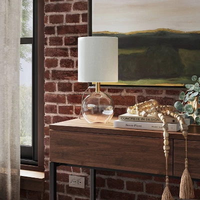 Glass Sphere Mini Table Lamp Clear - Threshold™