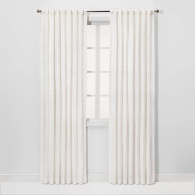 1pc Light Filtering Honeycomb Window Curtain Panel White - Threshold™