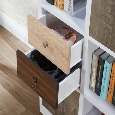 61.5" Hirsch Contemporary Bookcase White - HOMES: Inside + Out - Image 6