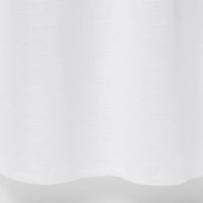 Woven Shower Curtain White - Threshold™ - Image 3