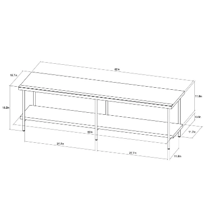 Wood And Metal TV Stand For TVs Up To 60" - Room Essentials™ - Image 4