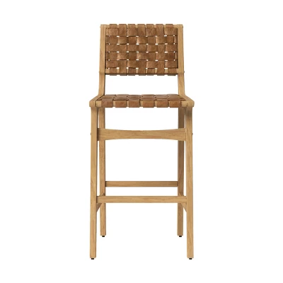 Ceylon Woven And Wood Barstool - Threshold™ - Image 6