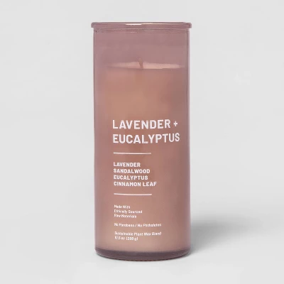 Glass Jar Lavender And Eucalyptus Candle - Threshold™ - Image 2