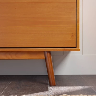 Solid Wood Mid-Century Modern TV Stand For TVs Up To 80" - Saracina Home - Image 6