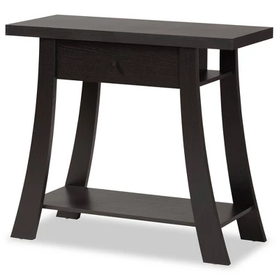 Herman Wood 1 Drawer Console Table - Baxton Studio - Image 10