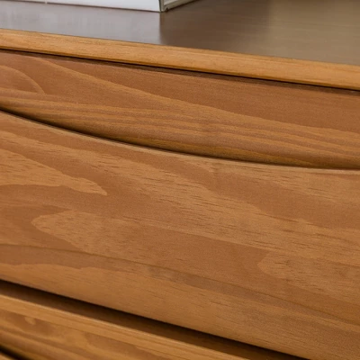 Mid-Century Modern Contoured 5 Drawer Chest Of Drawers - Saracina Home - Image 12