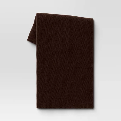 Solid Chenille Knit Throw Blanket - Threshold™ - Image 15