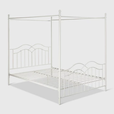 Queen Earhart Traditional Iron Canopy Bed - Christopher Knight Home - Image 5