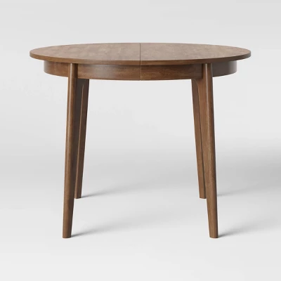 Astrid Mid-Century Round Extendable Dining Table - Threshold™ - Image 4