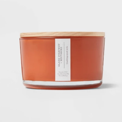 Island Starfruit And Nectarine Candle Orange - Threshold™ - Image 4