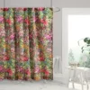 Basel Floral Lined Shower Curtain With Grommets - Levtex Home