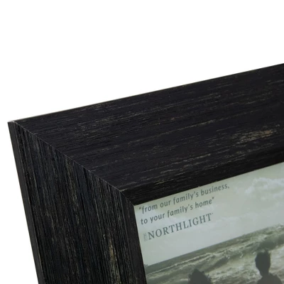 Northlight 10" Distressed Finish Black Picture Frame With Easel Back For 5" X 7" Photos - Image 4