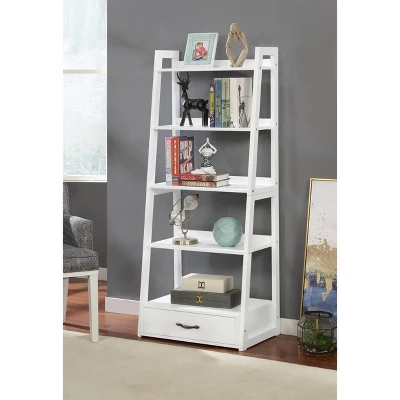Juncus 5 Tiered Ladder Bookcase - HOMES: Inside + Out - Image 2
